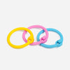 Zello Set of 3 Colourful Clips