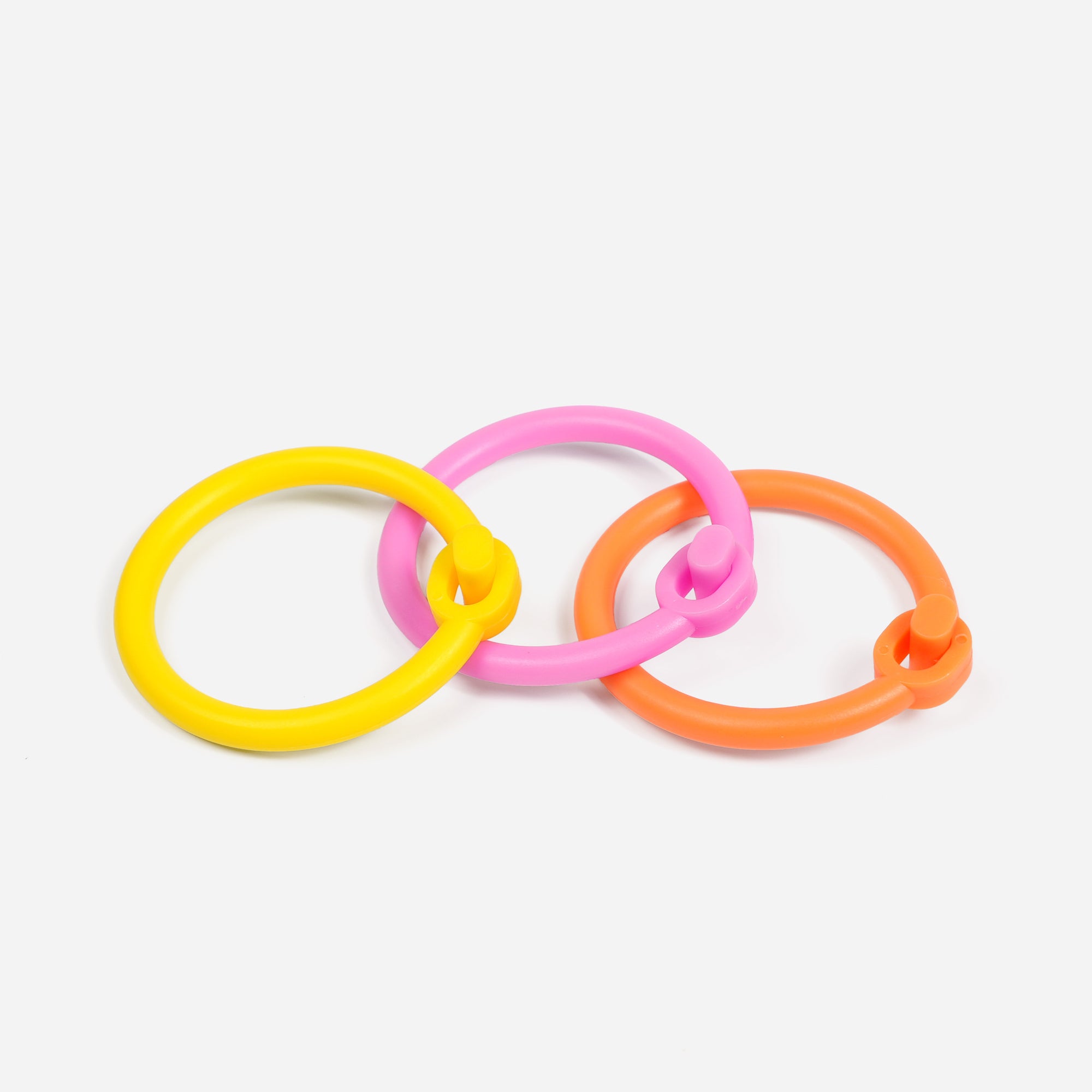 Zello Set of 3 Colourful Clips