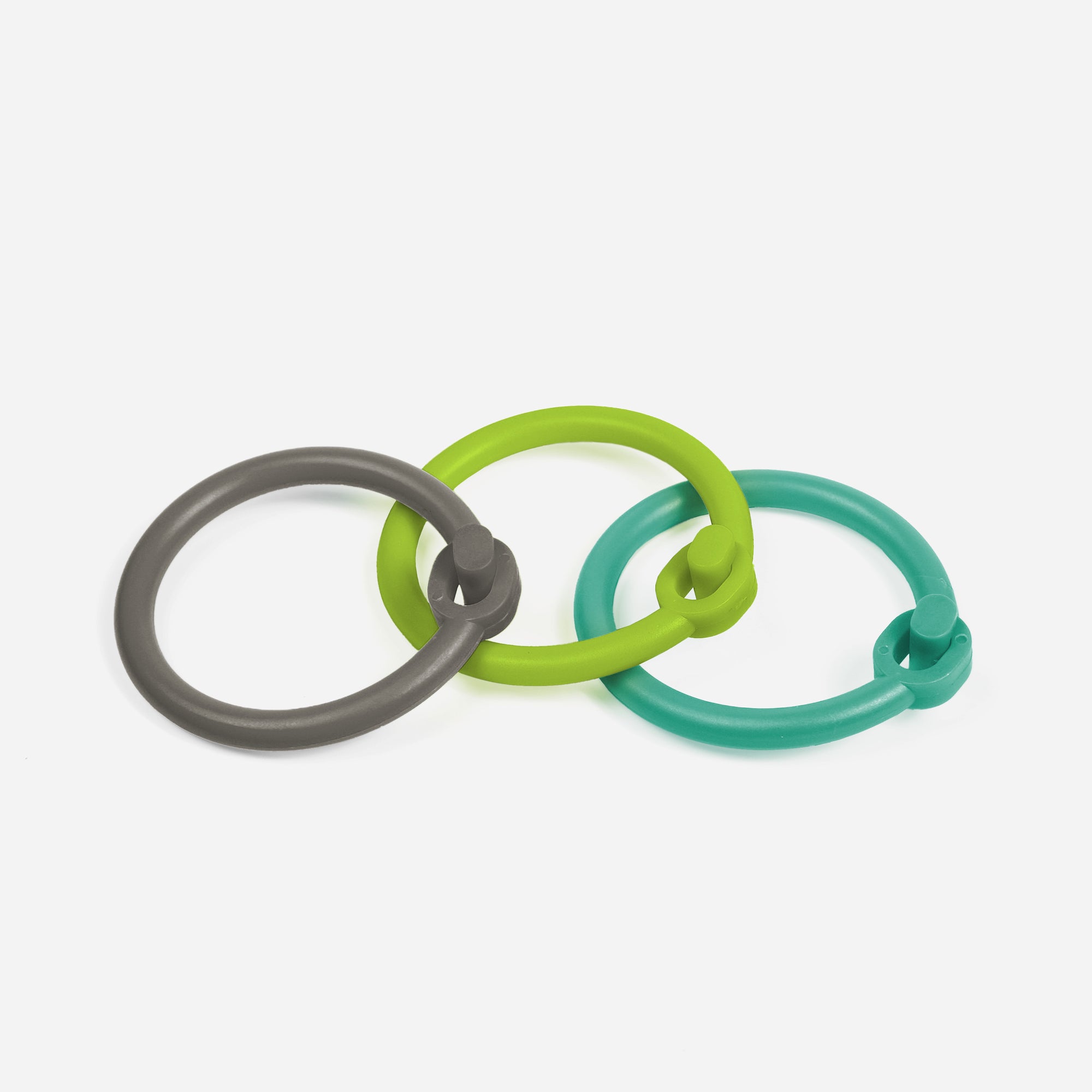 Zello Set of 3 Colourful Clips