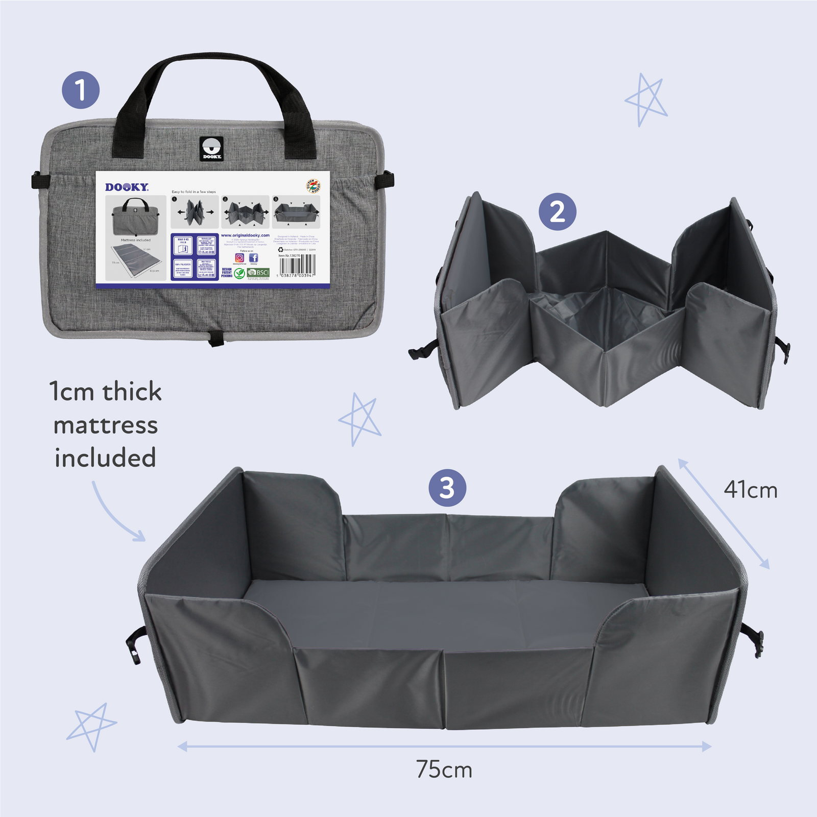 Dooky Travel Cot - Zello Sleep