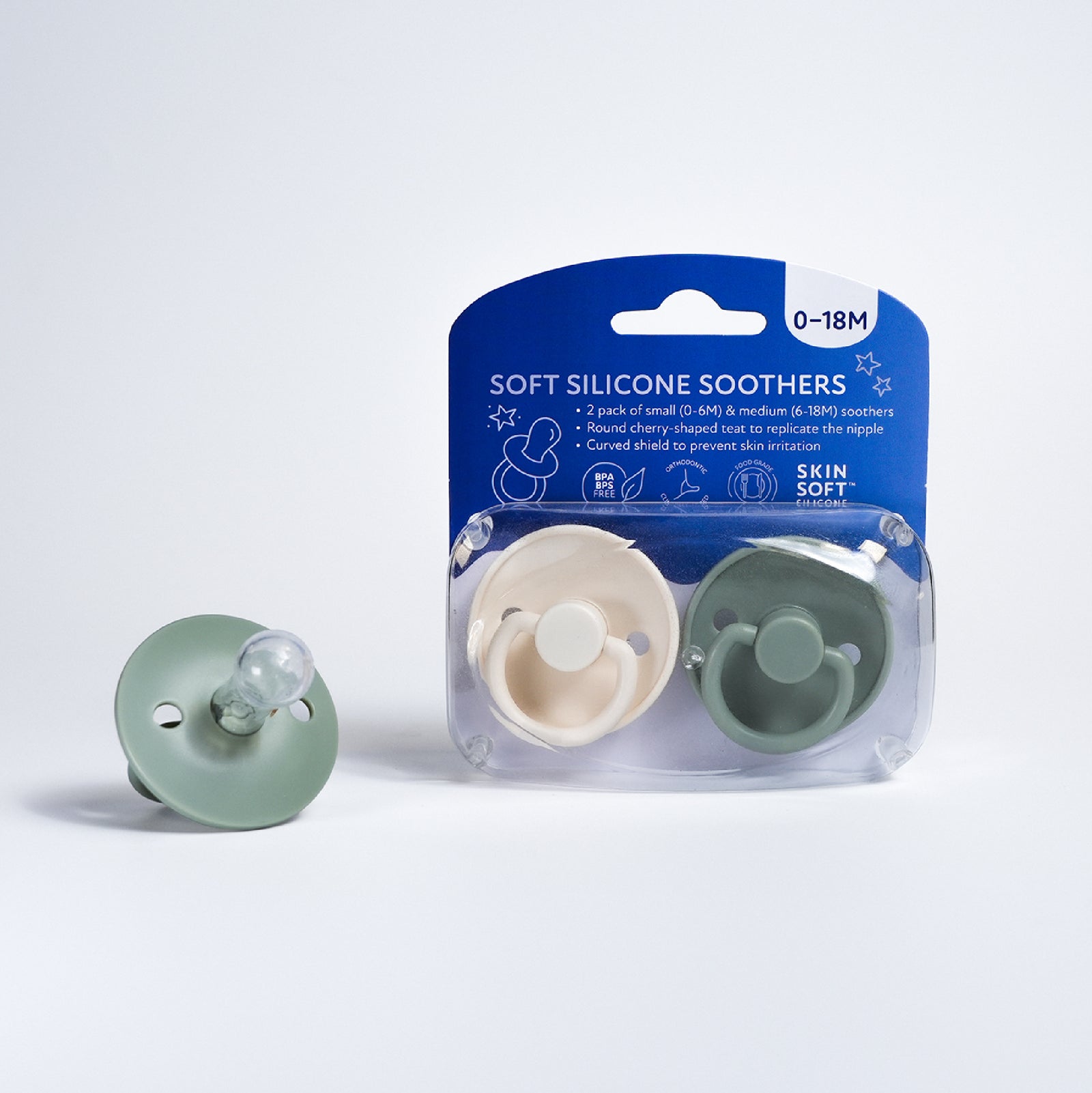 Zello Soft Silicone Soothers