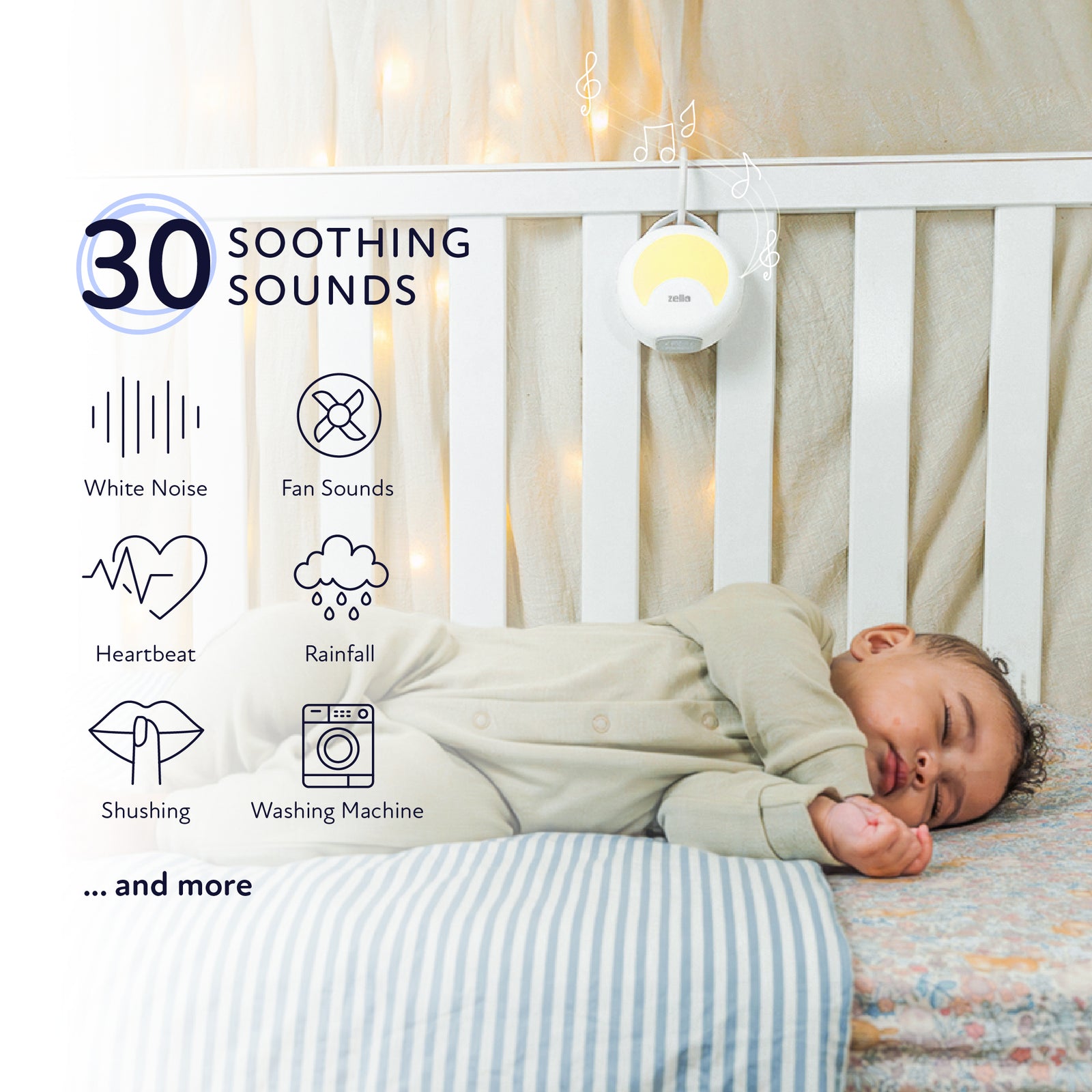 Zello YourVoice Portable White Noise Machine