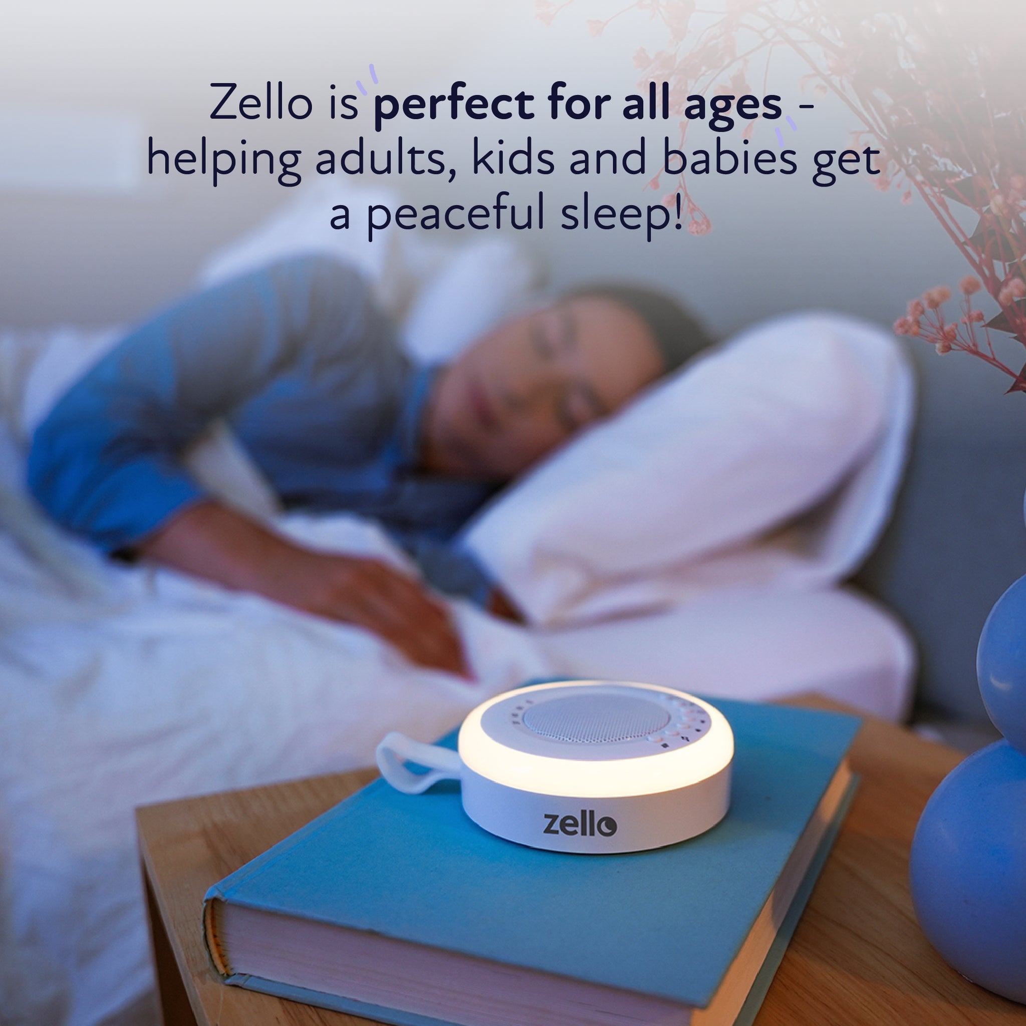 Zello Portable White Noise Machine