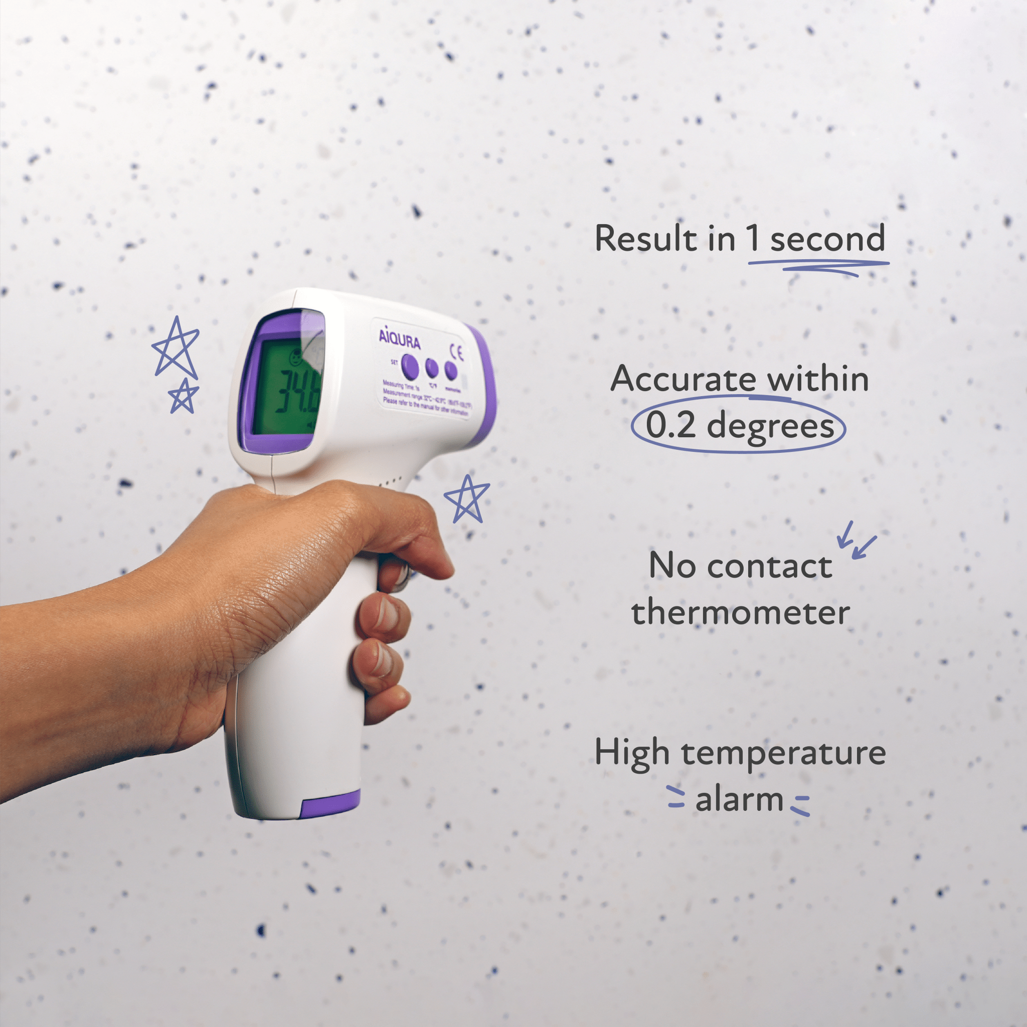 LUMI No-Contact Digital Thermometer - LUMI Sleep