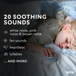 Zello Portable White Noise Machine With Soothing Sounds
