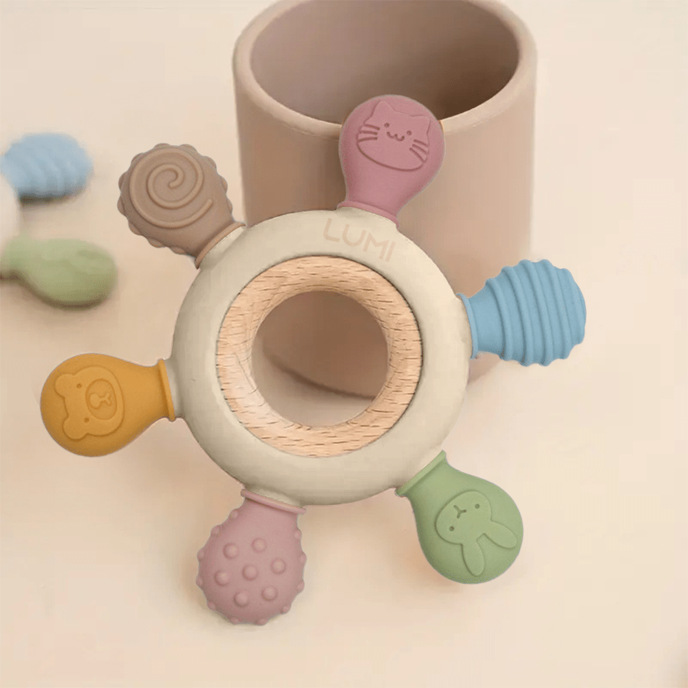 LUMI Wooden Teething Ring - LUMI Sleep